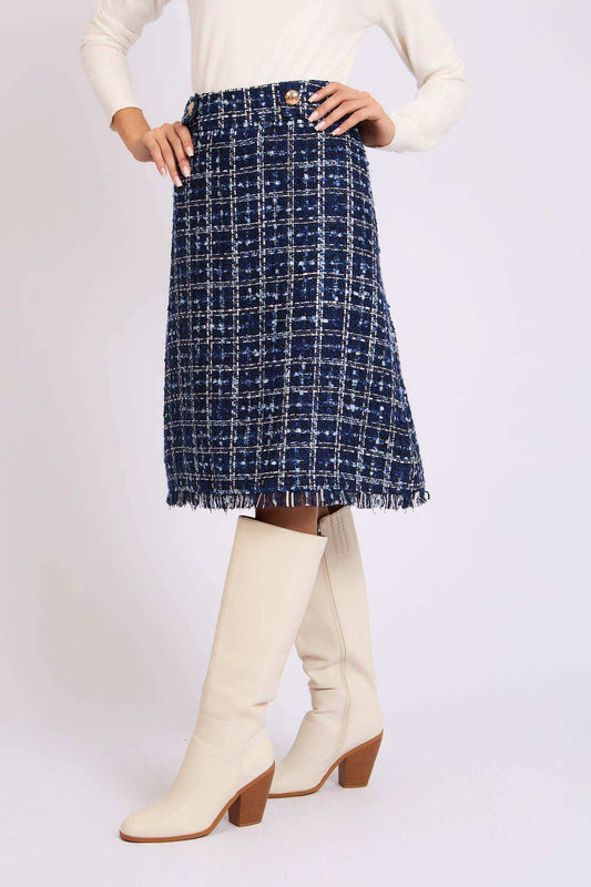 Women Regular Fit Skirt Blue