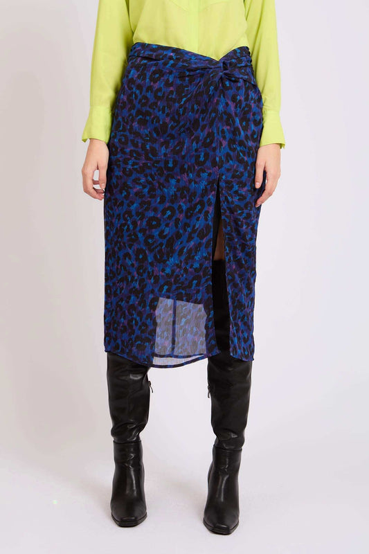 Women Regular Fit Skirt Blue