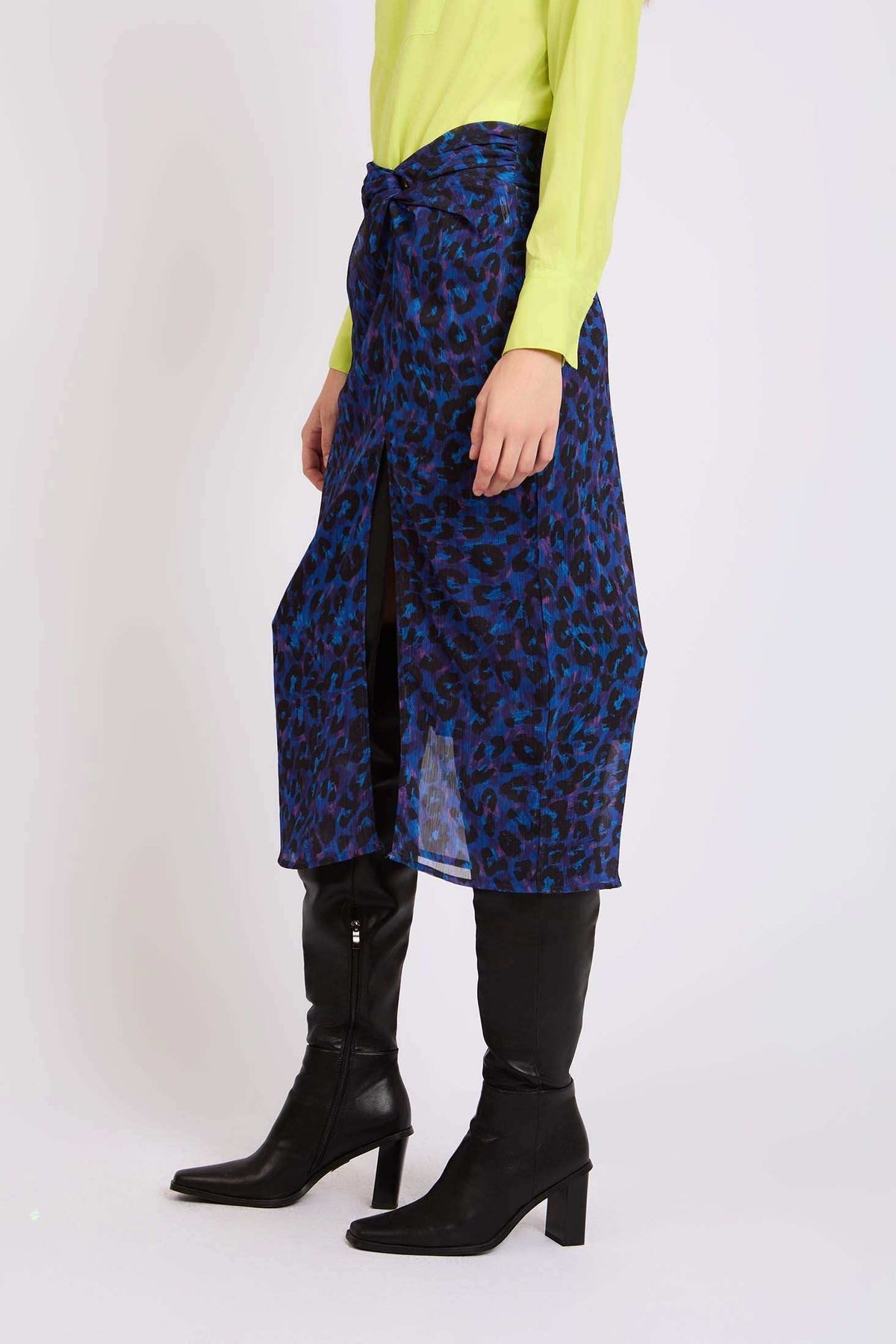 Women Regular Fit Skirt Blue