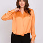 Women Regular Fit Blouse Orange