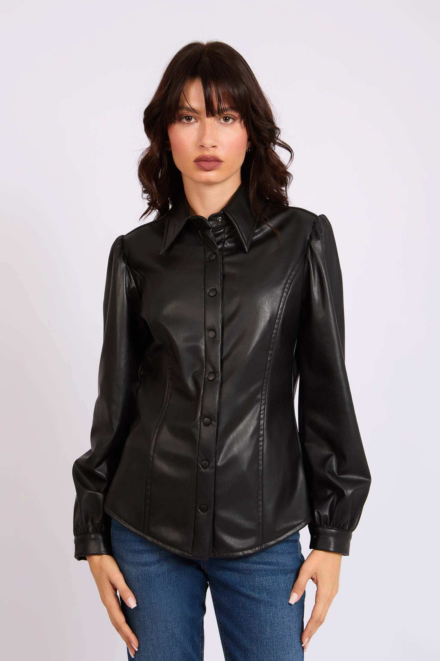 Women Regular Fit Blouse Black