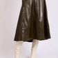 Women Regular Fit Skirt Green