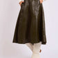 Women Regular Fit Skirt Green