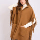 Women Regular Fit Cape Brown