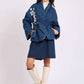 Women Regular Fit Skirt Blue