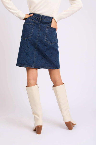 Women Regular Fit Skirt - Blue