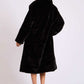 Women Regular Fit Coat Black