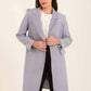 Women Oversized Long Coat Grey