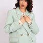 Women Oversized Coat Green