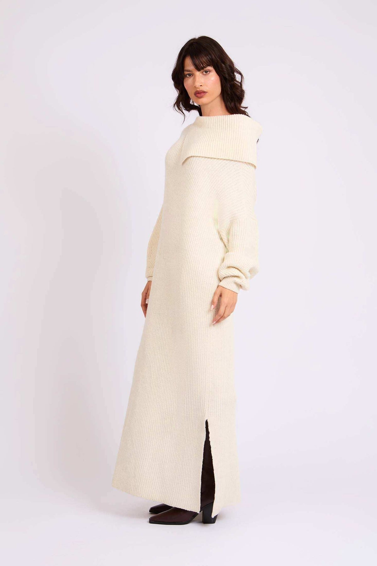 Women Regular Fit Dress Off White