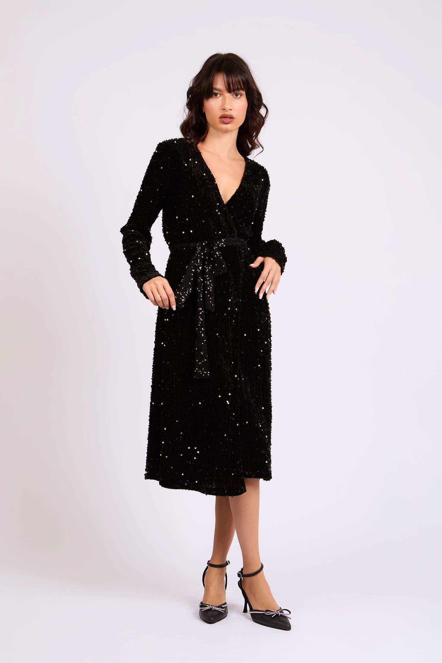 Women Regular Fit Dress Black