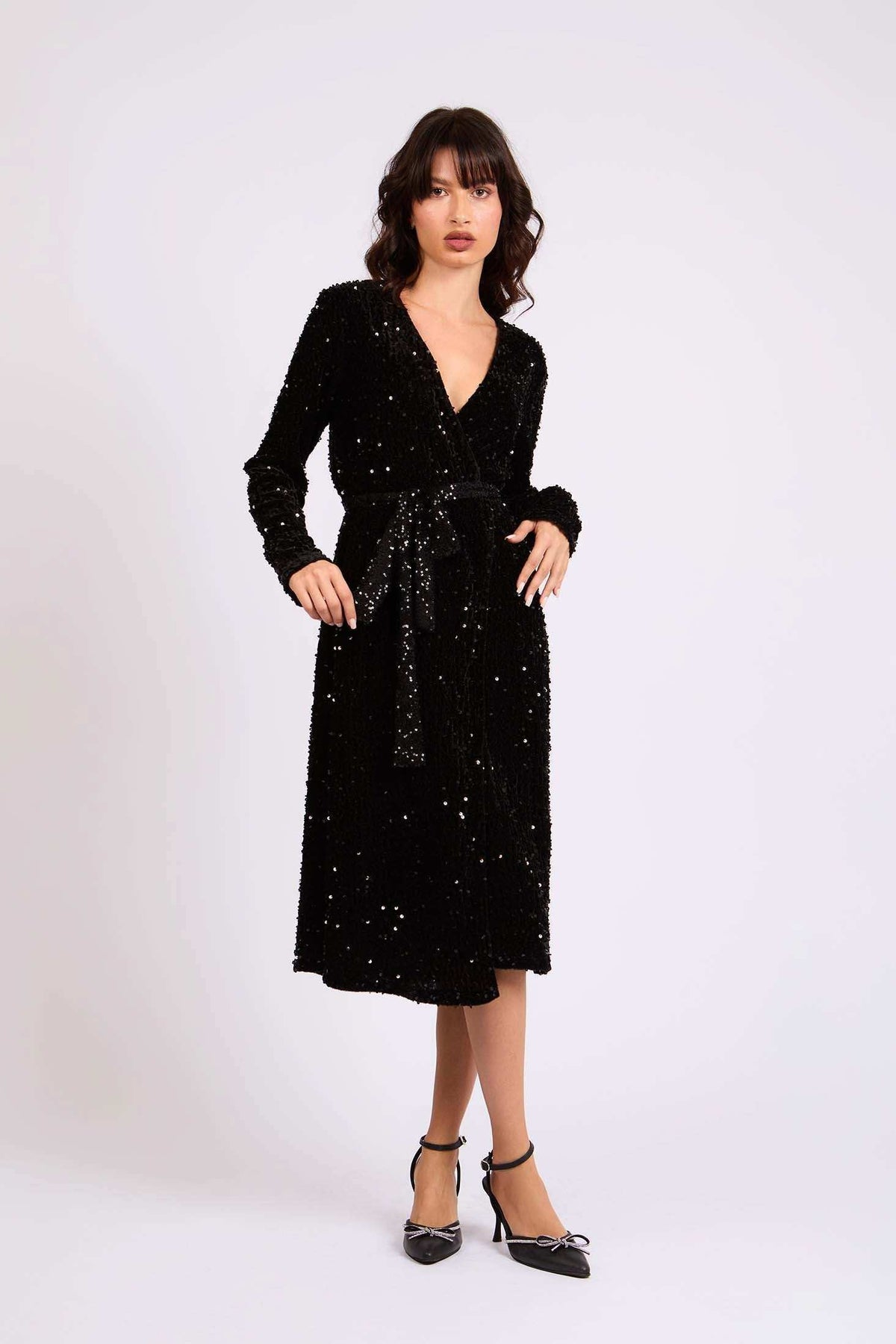 Women Regular Fit Dress Black