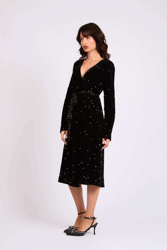 Women Regular Fit Dress Black
