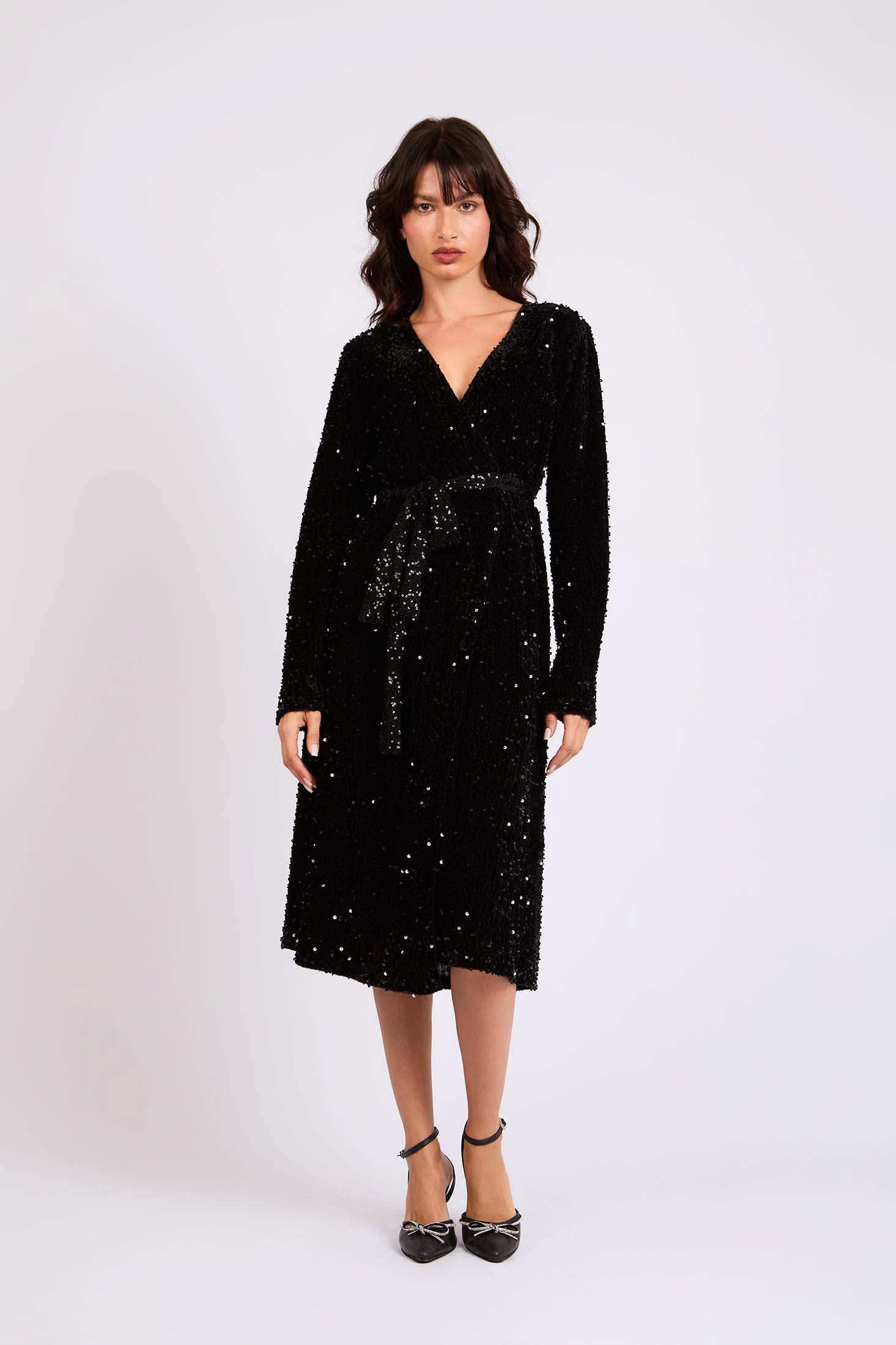 Women Regular Fit Dress Black