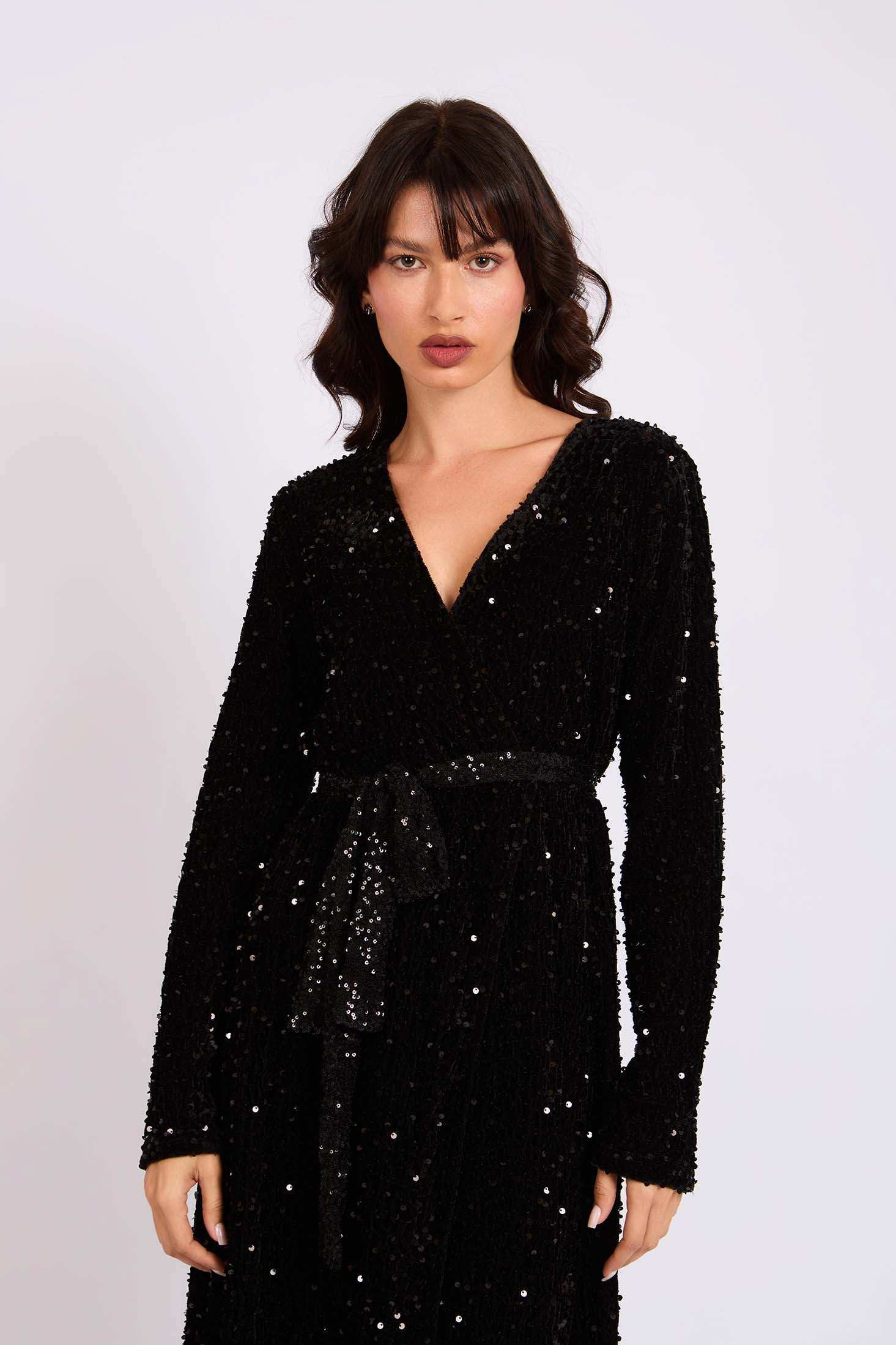 Women Regular Fit Dress Black