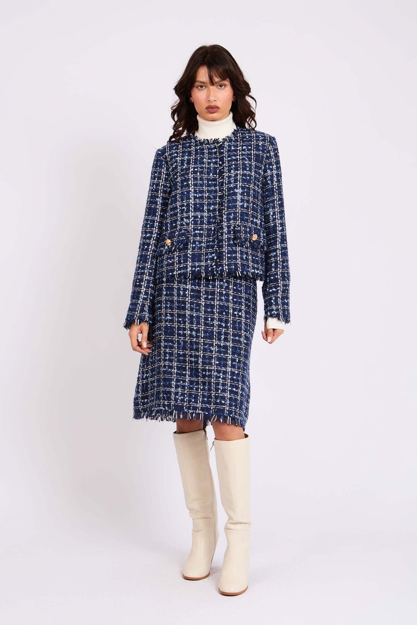 Women Regular Fit Jacket Blue