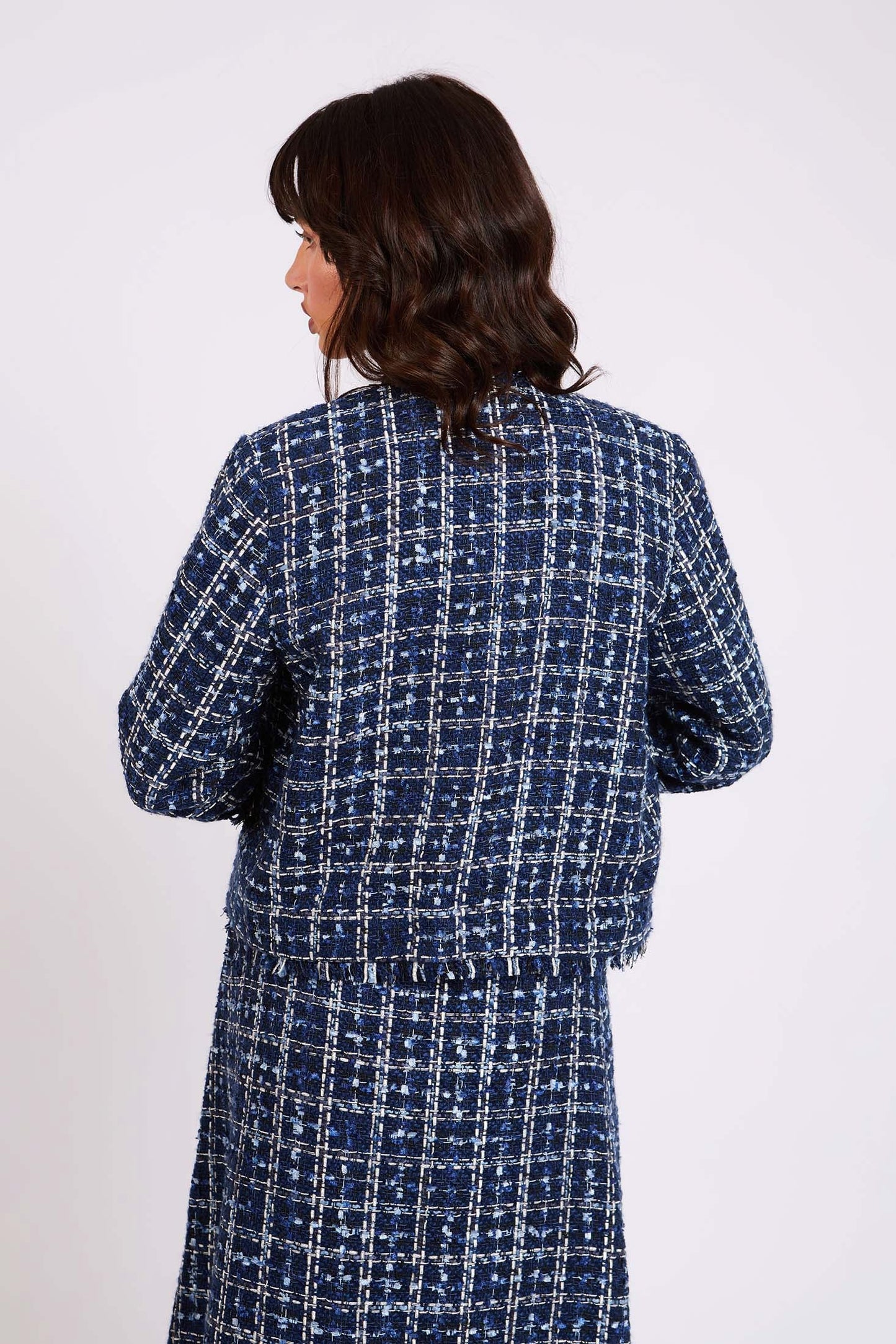 Women Regular Fit Jacket Blue