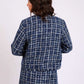Women Regular Fit Jacket Blue