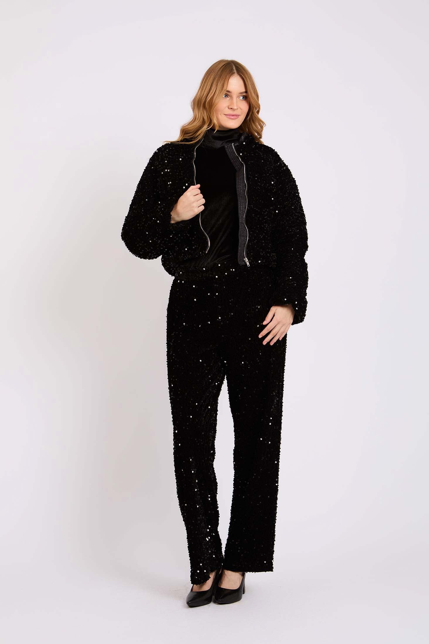 Women Regular Fit Jacket Black