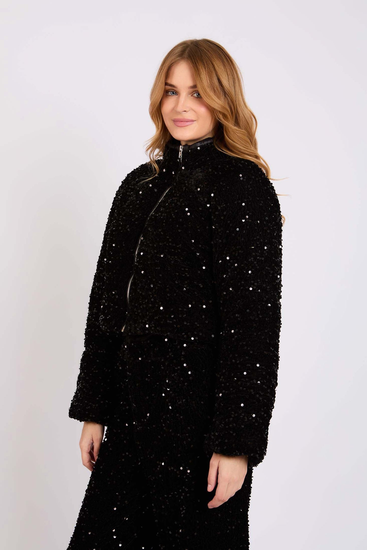 Women Regular Fit Jacket Black