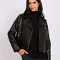Women Regular Fit Jacket Black