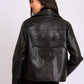 Women Regular Fit Jacket Black