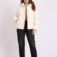 Women Regular Fit Jacket Off White