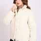 Women Regular Fit Jacket Off White