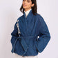 Women Regular Fit Kimono Dark Blue