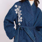Women Regular Fit Kimono Dark Blue