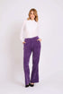Women Regular Fit Pants Purple