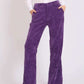 Women Regular Fit Pants Purple