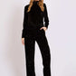 Women Regular Fit Pants Black