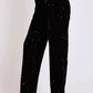 Women Regular Fit Pants Black