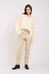 Women Regular Fit Pants Beige