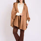 Women Cape Wool Camel