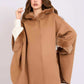 Women Cape Wool Camel