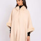 Women Cape Wool Ivory