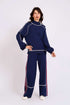 Women Regular Fit Pants Blue