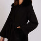 Women Coat Wool Black