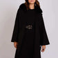 Women Coat Wool Black