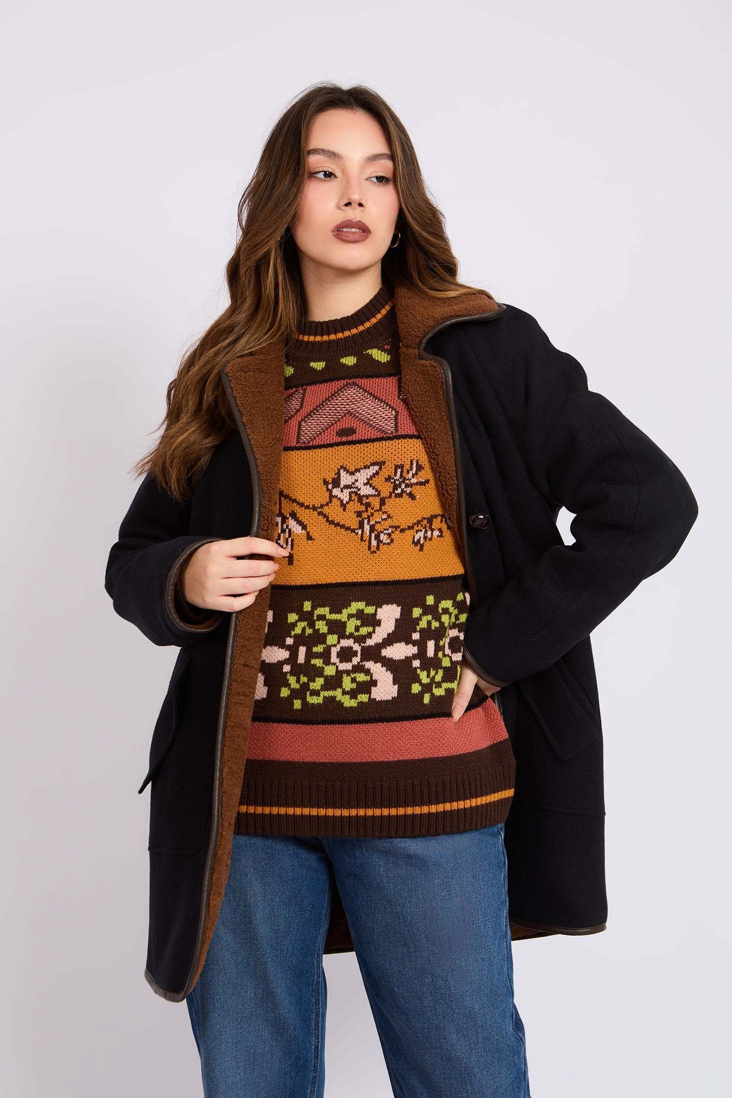 Women Regular Fit Jacket Black