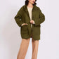 Women Regular Fit Jacket Green