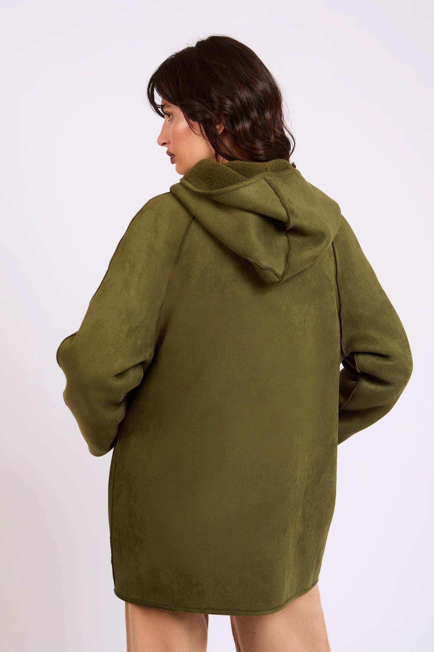 Women Regular Fit Jacket Green