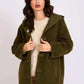 Women Regular Fit Jacket Green