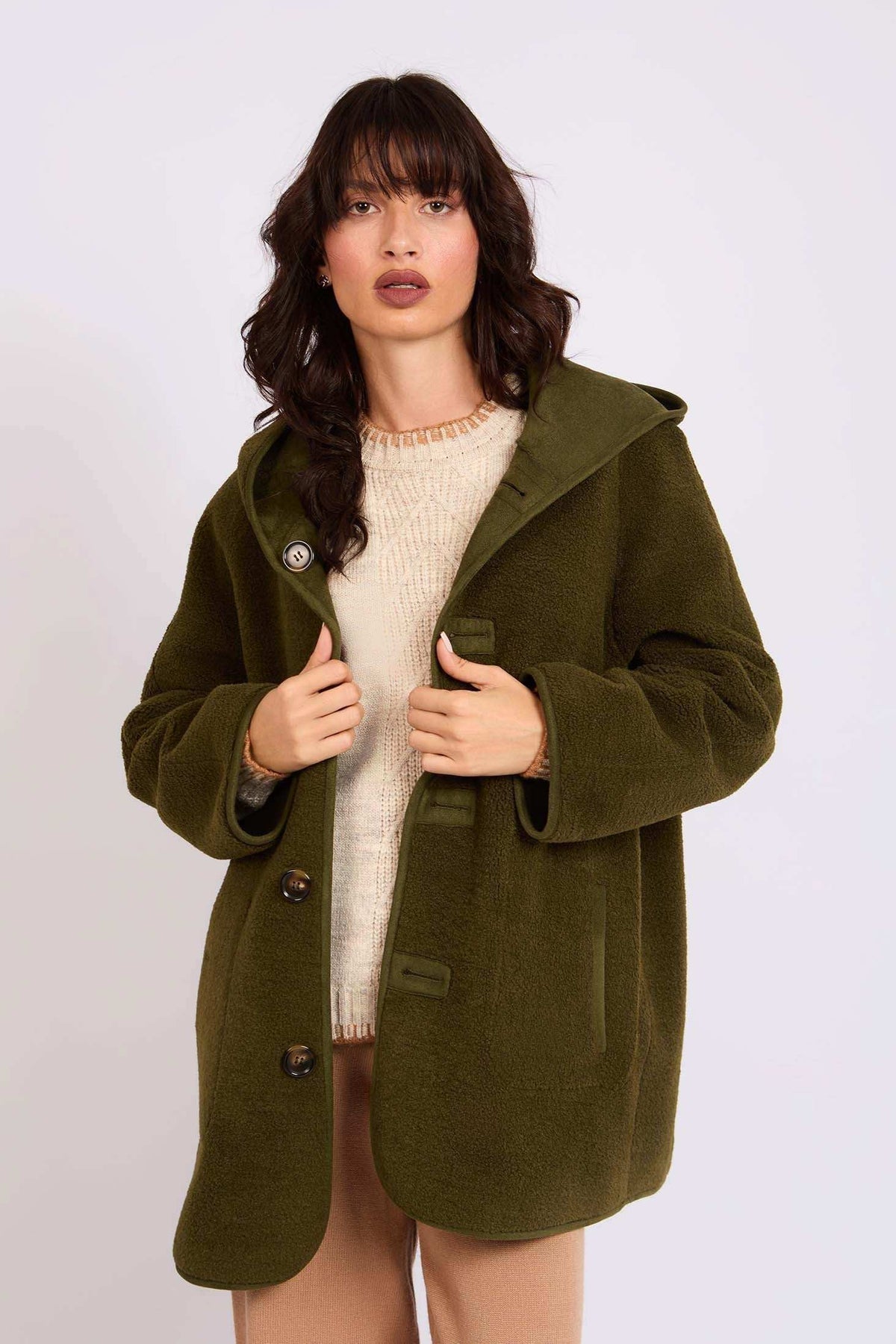 Women Regular Fit Jacket Green