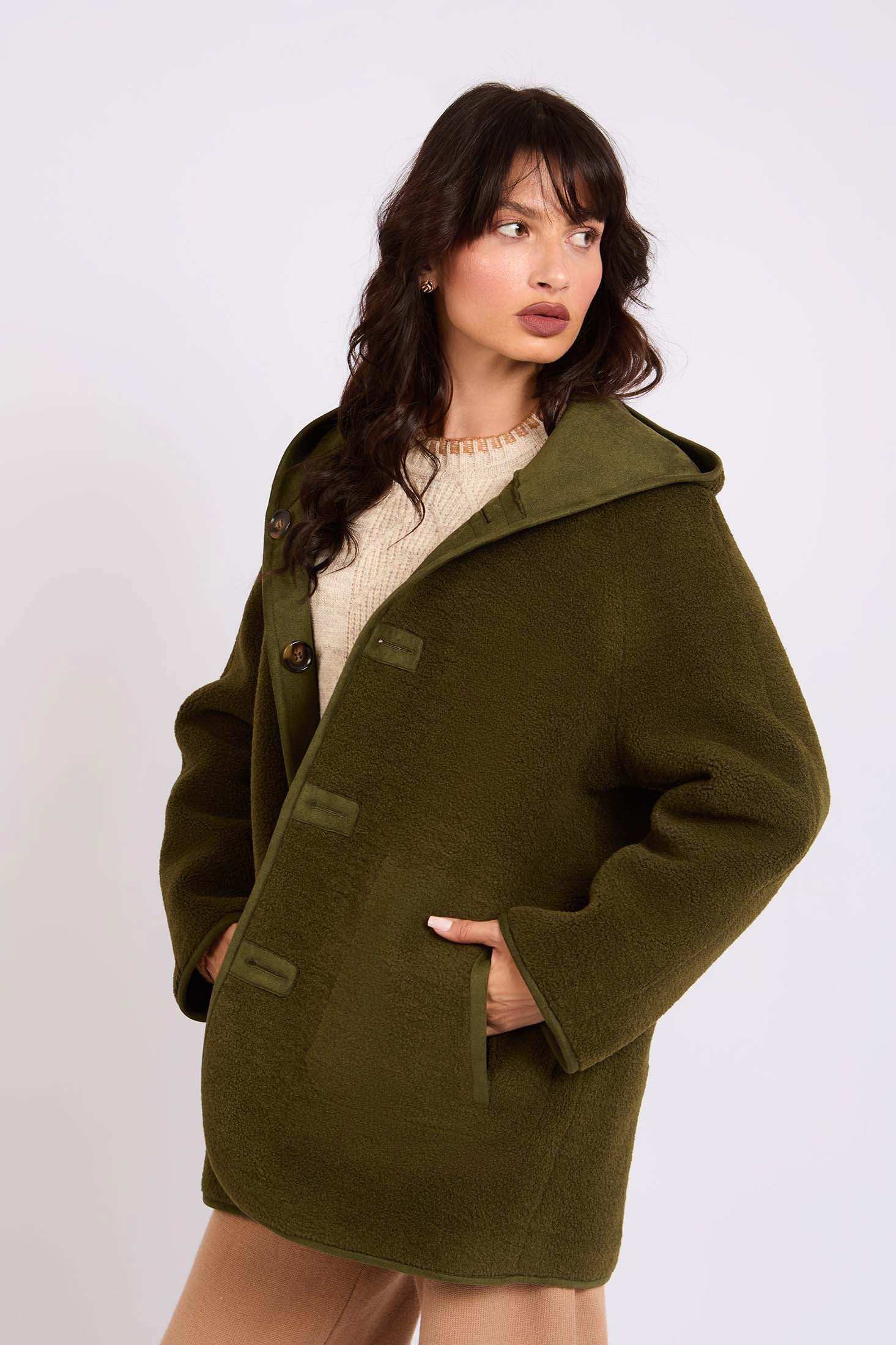 Women Regular Fit Jacket Green