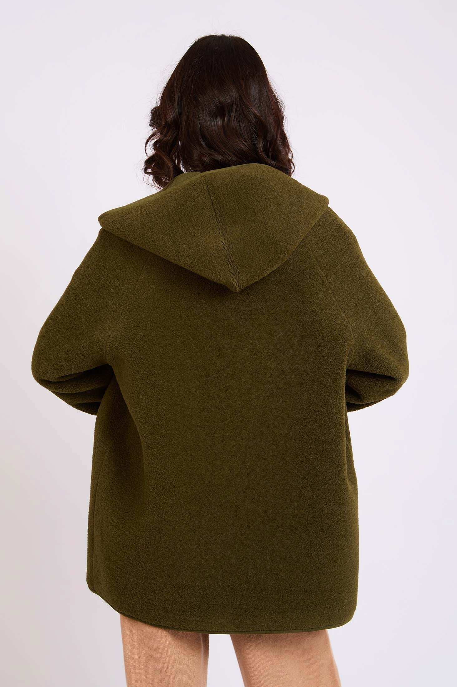 Women Regular Fit Jacket Green