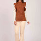 Women Regular Fit Vest Orange