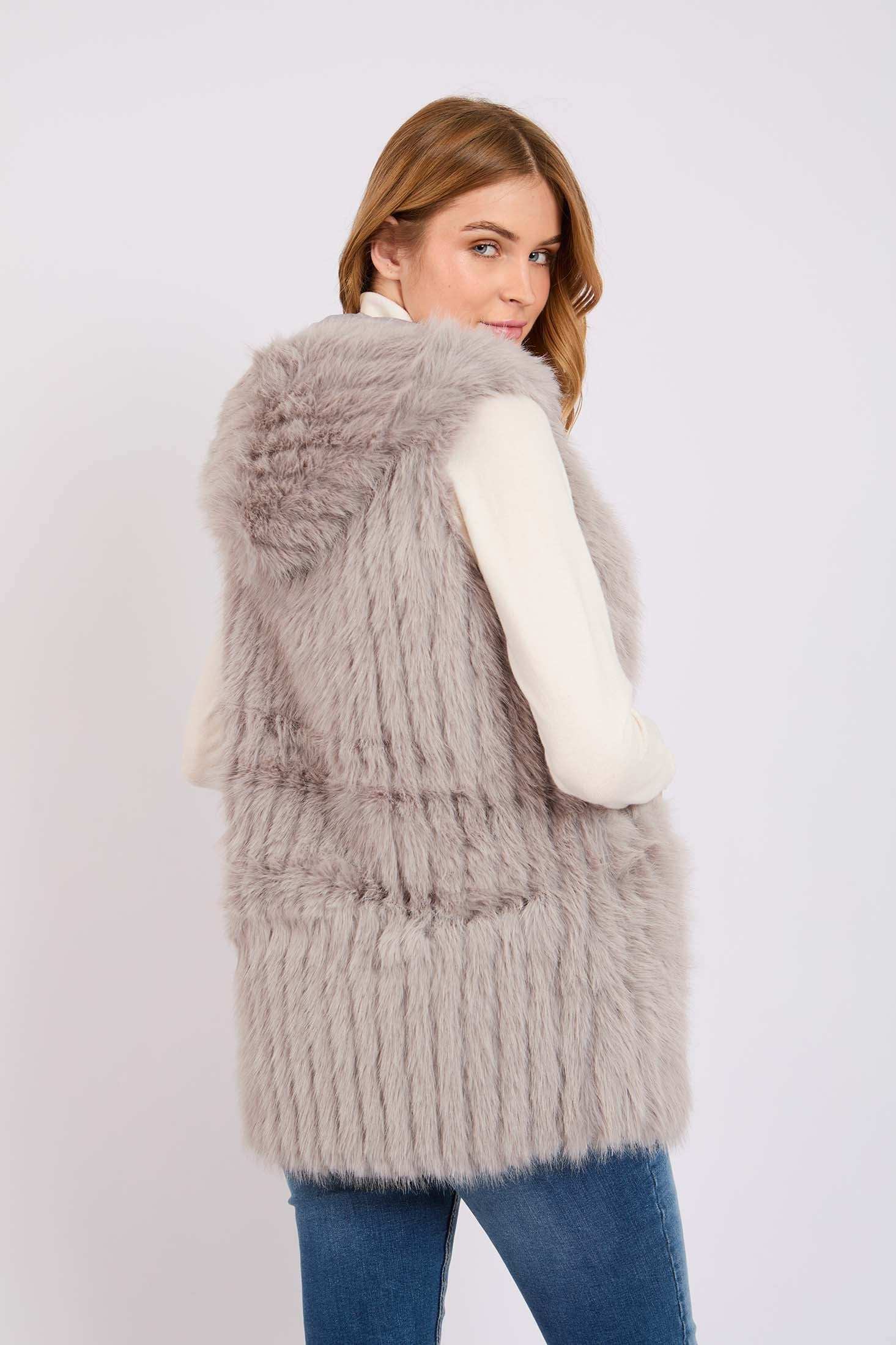 Women Regular Fit Vest Grey